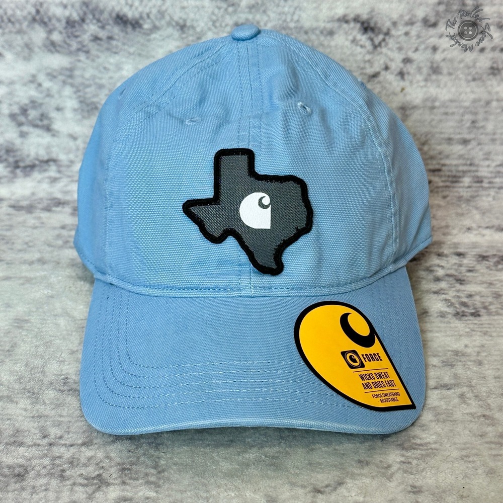 NWT Carhartt Canvas Texas Patch Cap Men's Light Blue AH5527-M One Size‎